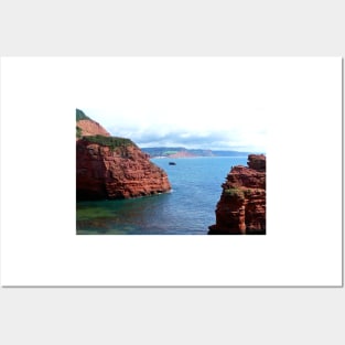 Ladram Bay Jurassic Coast Devon England Posters and Art